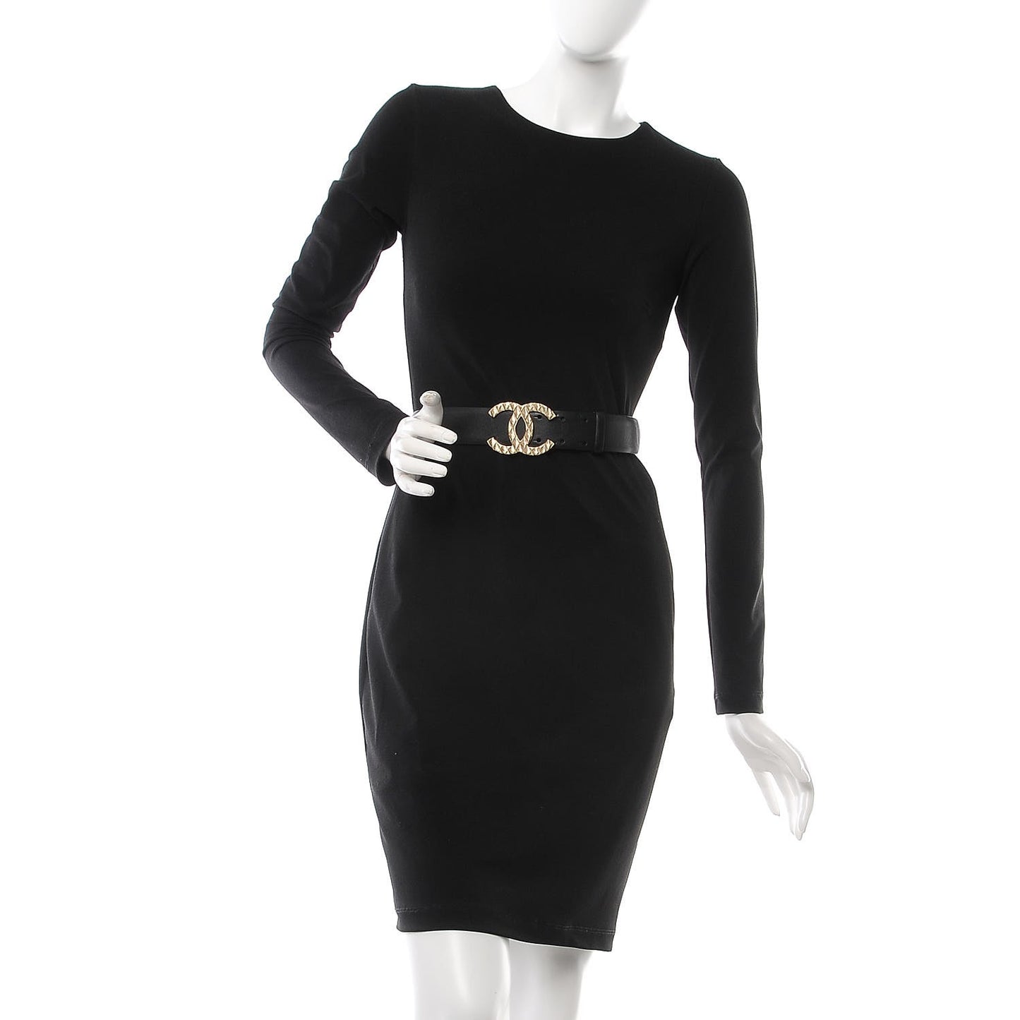 Calfskin CC Belt 95 38 Black