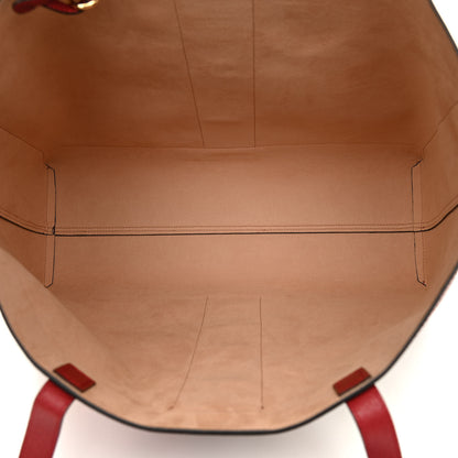 Gucci GG Supreme Monogram Flora Web Large Ophidia Tote Red 6 of 13