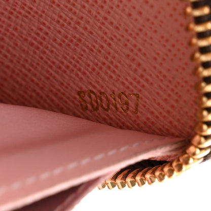 Louis Vuitton Monogram Clemence Wallet Rose Ballerine 7 of 8