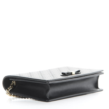Gucci Guccissima Signature Bowy Chain Wallet Black 4 of 15