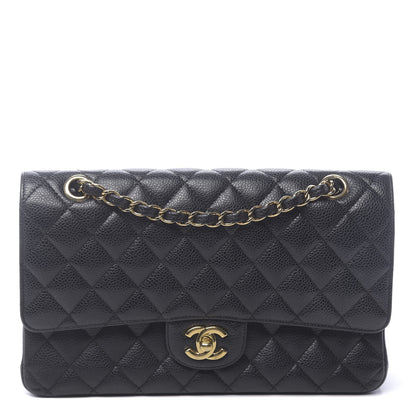 Chanel Caviar Quilted Medium Double Flap Black 1 of 13
