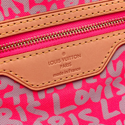 Louis Vuitton Monogram Graffiti Neverfull GM Fuchsia 6 of 13