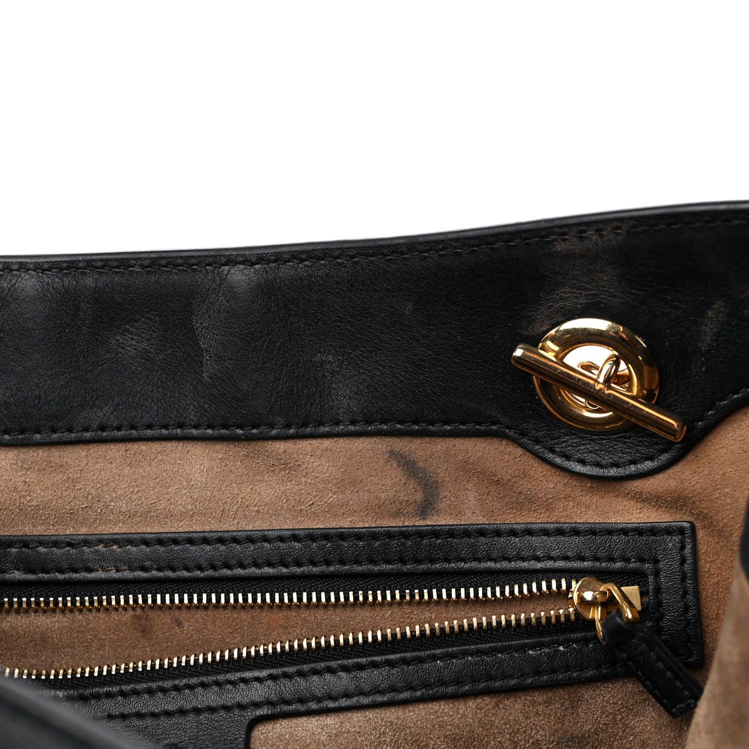 Gucci GG Supreme Monogram Medium Padlock Tote Black 12 of 19