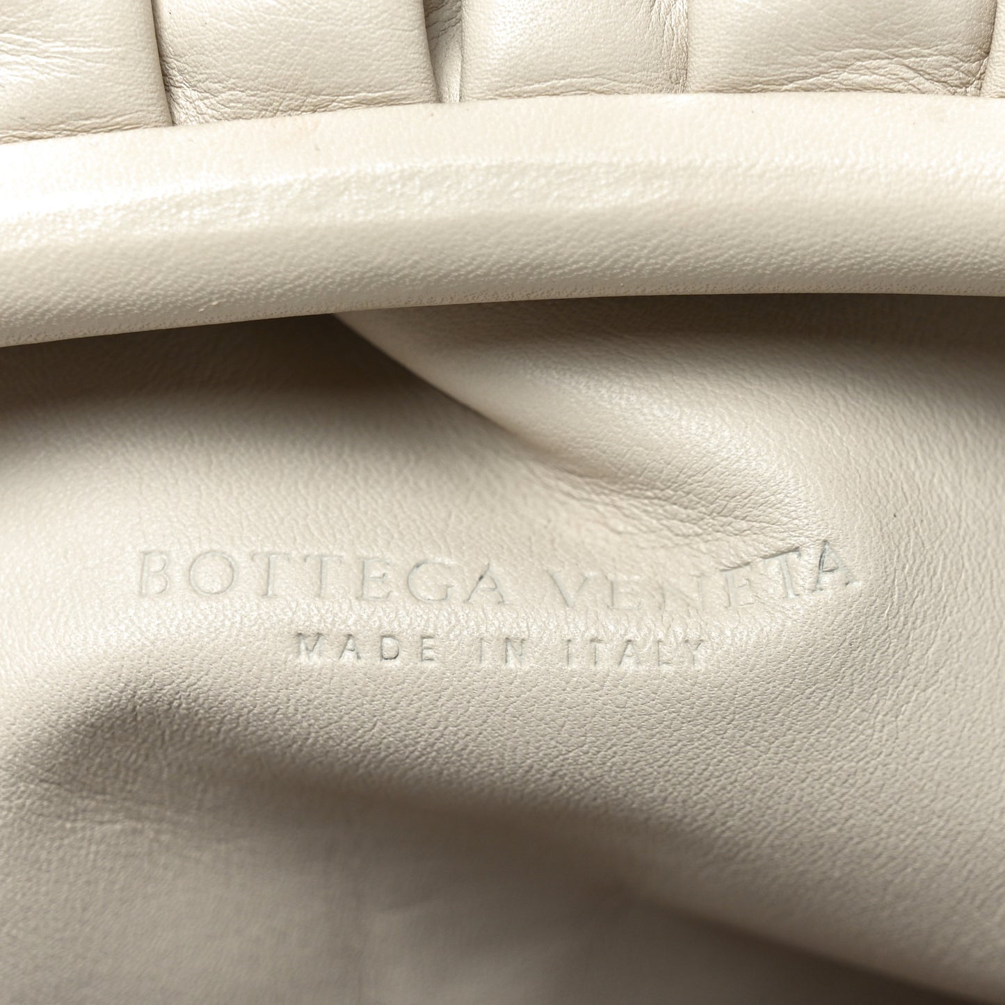 Smooth Butter Calf The Pouch Oversized Clutch Plaster