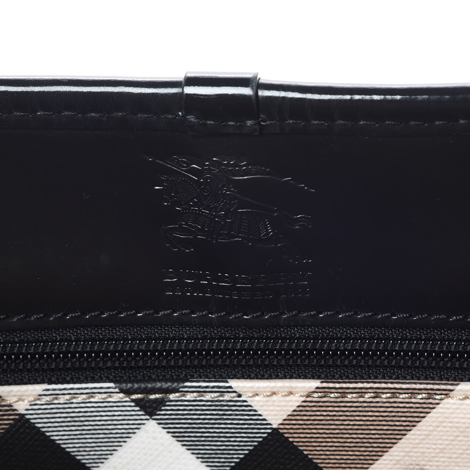 Burberry Supernova Check Tote Black 9 of 13