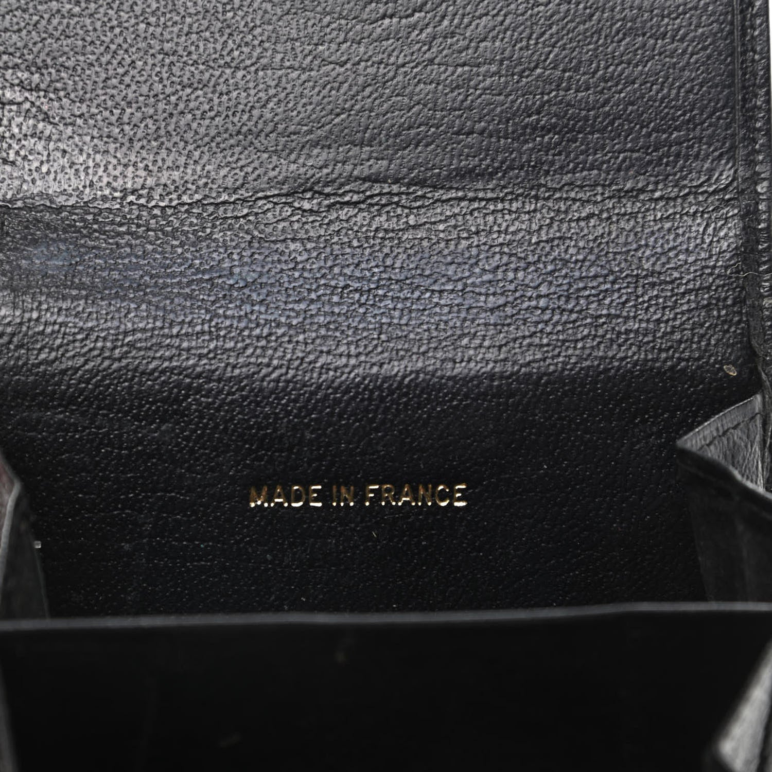 Chanel Goatskin Compact Double Sided Wallet Black 8 of 12