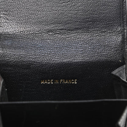 Chanel Goatskin Compact Double Sided Wallet Black 8 of 12