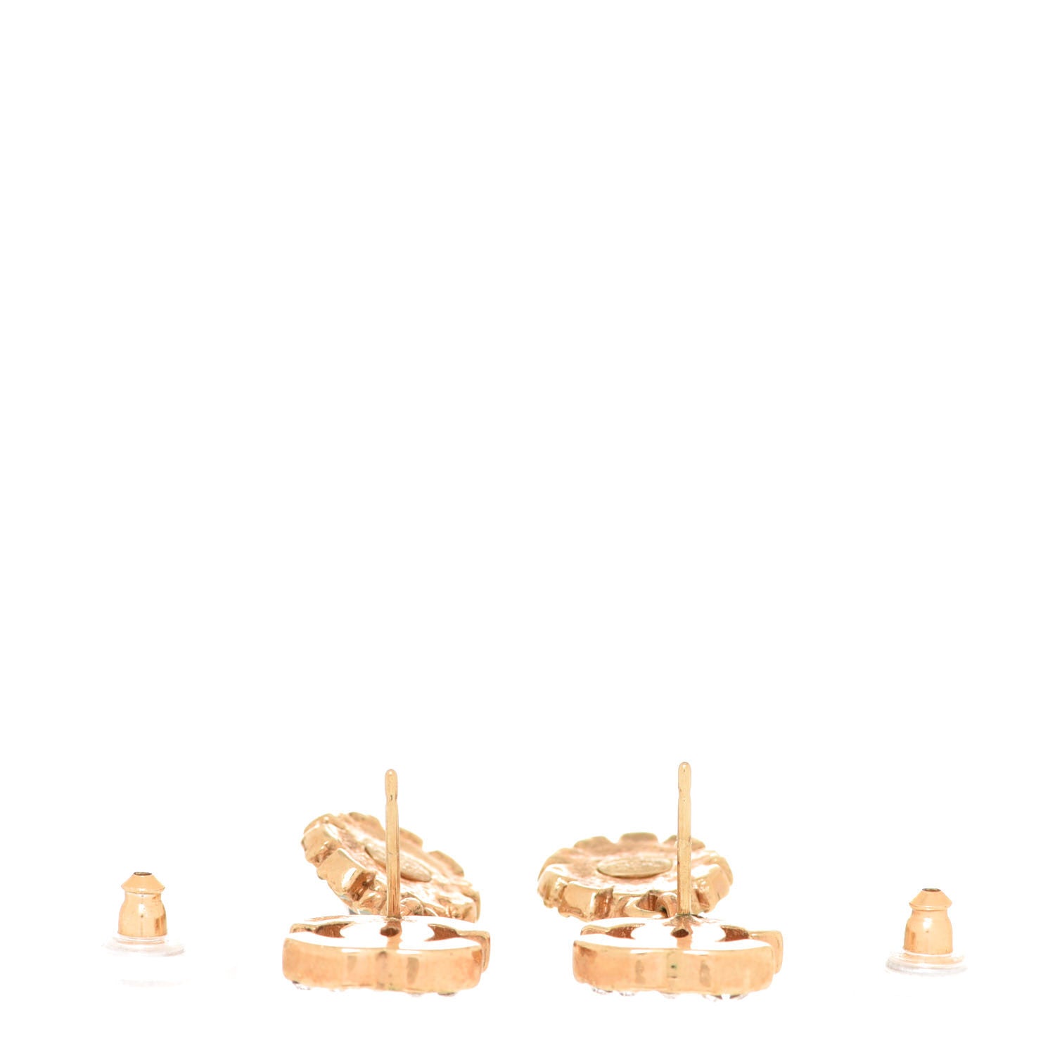 Chanel Crystal CC Drop Earrings 3 of 5