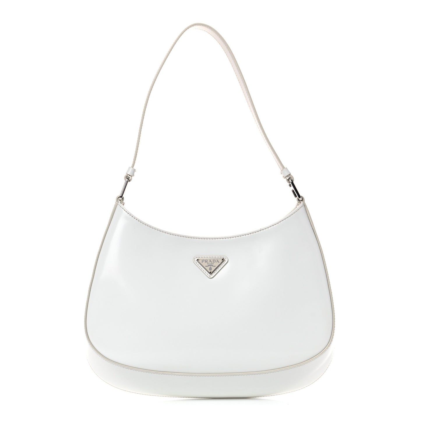 Spazzolato Cleo Shoulder Bag White