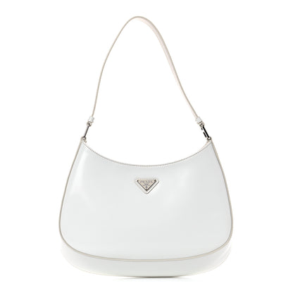 Prada Spazzolato Cleo Shoulder Bag White 1 of 20