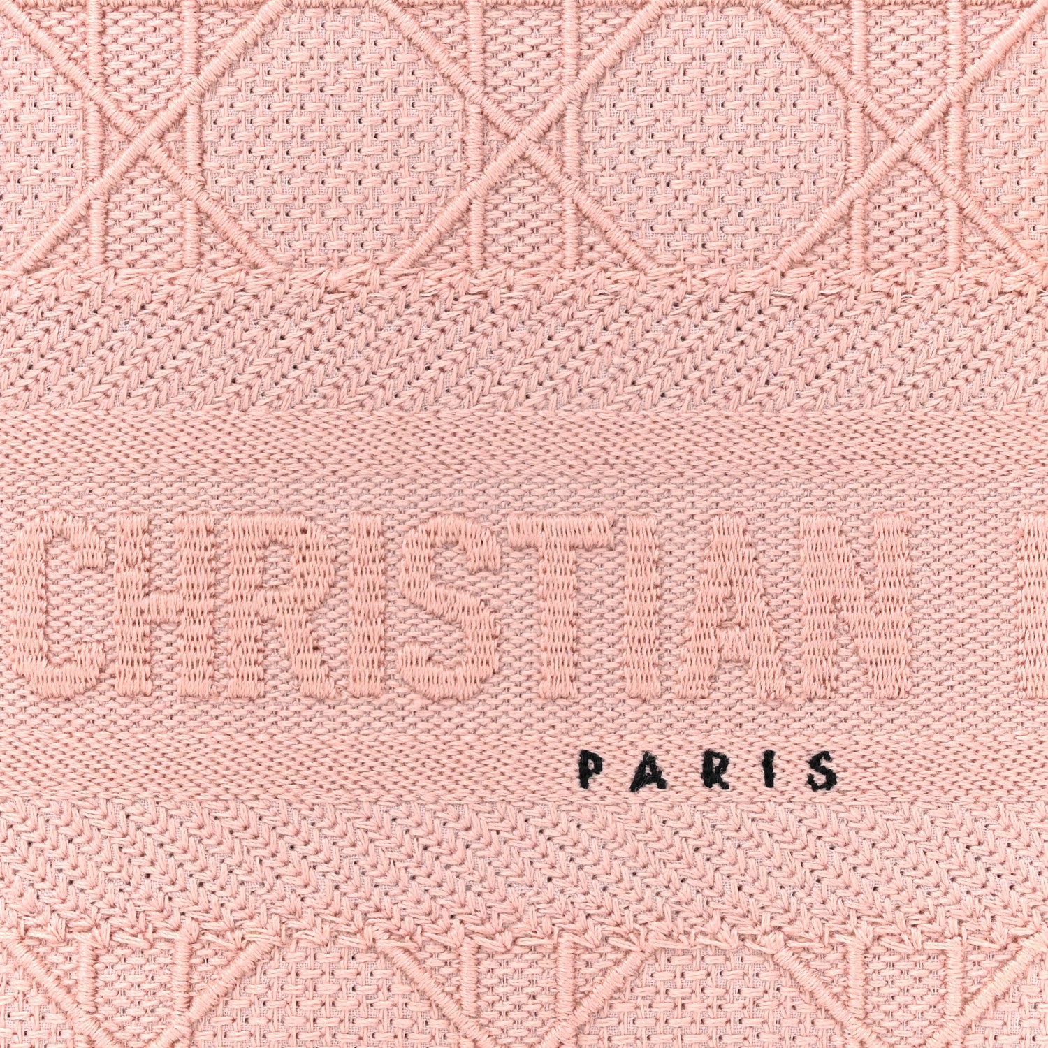Christian Dior Canvas Embroidered Medium Lady D-Lite Bois De Rose 7 of 10