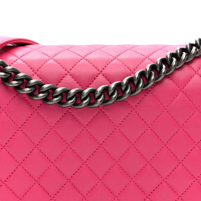 Chanel Lambskin Quilted New Medium Boy Flap Pink 8 of 12
