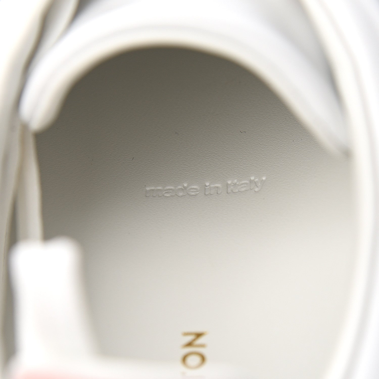Louis Vuitton Calfskin Monogram Striped Frontrow Sneakers 39 White 9 of 11