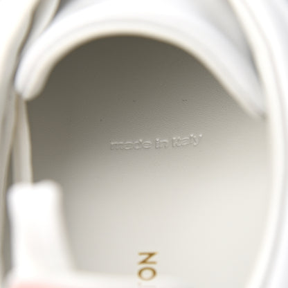 Louis Vuitton Calfskin Monogram Striped Frontrow Sneakers 39 White 9 of 11