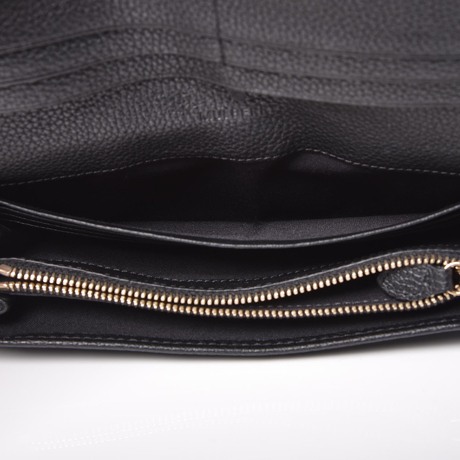 Mulberry Classic Grain Small Tree Continental Wallet Black 5 of 7