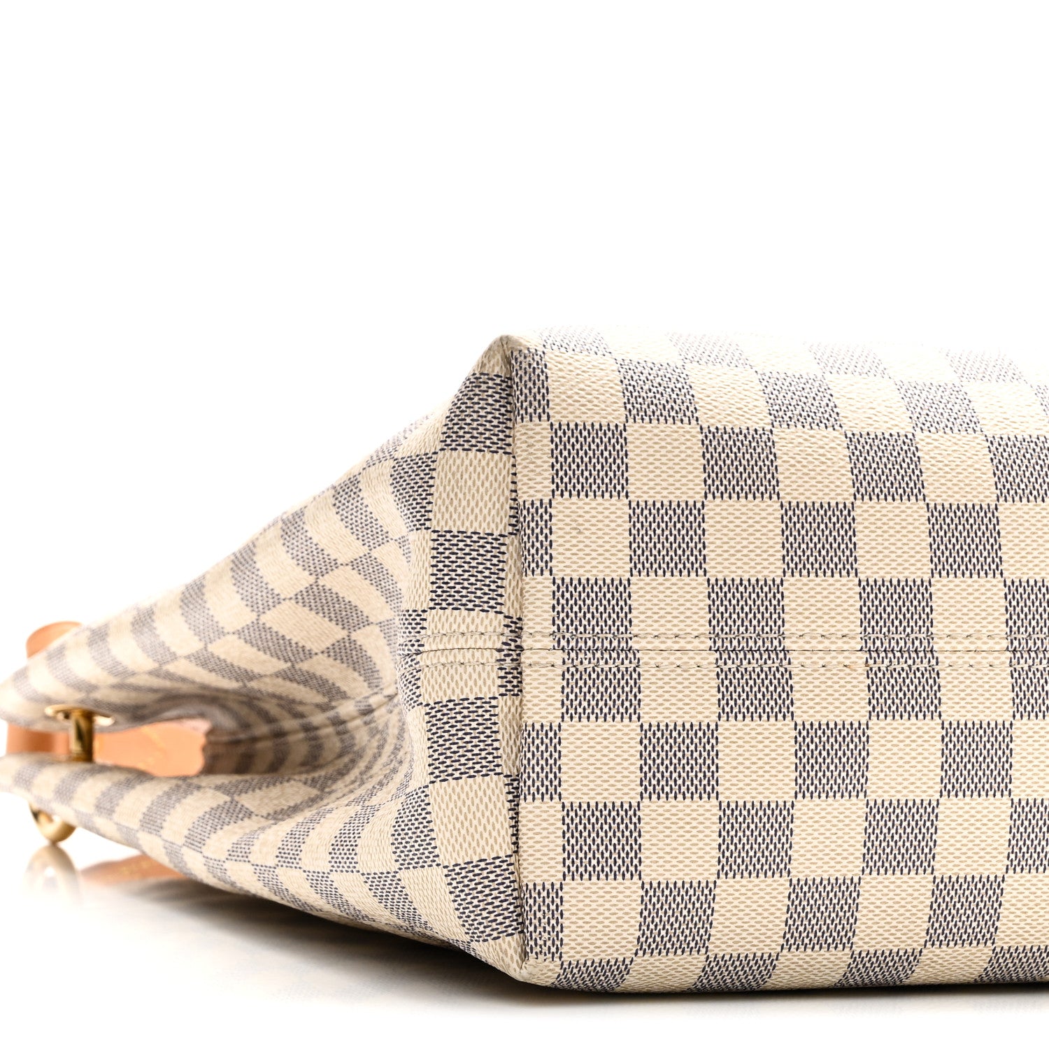 Louis Vuitton Damier Azur Graceful MM Rose Ballerine 8 of 9