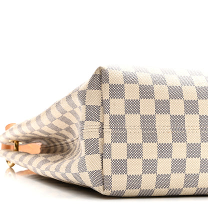 Louis Vuitton Damier Azur Graceful MM Rose Ballerine 8 of 9