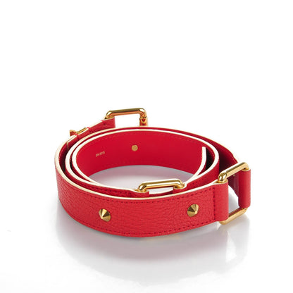 Louis Vuitton Suhali Studded Belt 90 36 Geranium 3 of 7