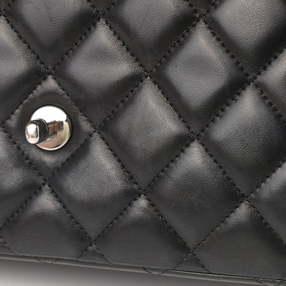 Chanel Lambskin Quilted Maxi Single Flap Black 18 of 22