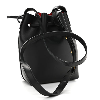 Mansur Gavriel Calfskin Mini Bucket Bag Black Flamma 3 of 9