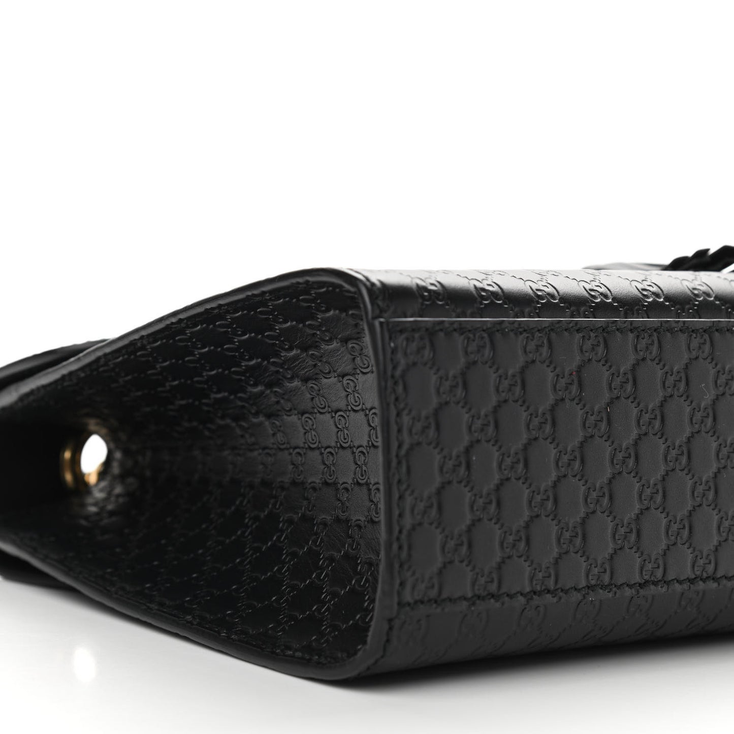 Microguccissima Medium Emily Chain Shoulder Bag Black