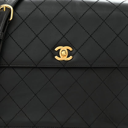 Chanel Lambskin Quilted Single Flap Black 7 of 9