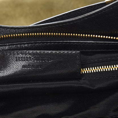 Balenciaga Suede Tote Bag Olive Black 7 of 9