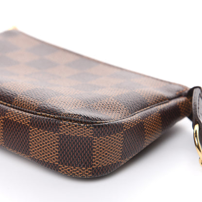 Louis Vuitton Damier Ebene Mini Pochette Accessories 8 of 10
