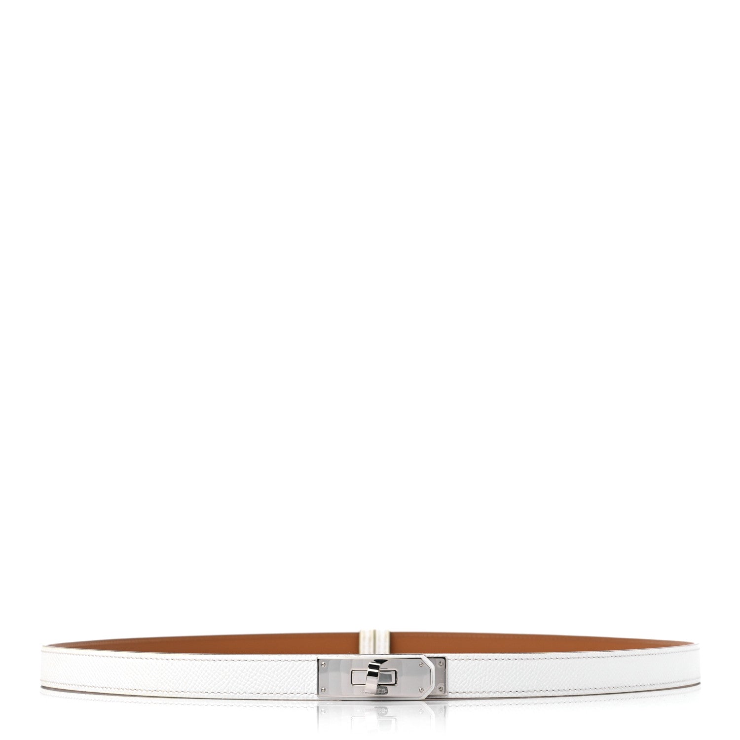 Hermes Epsom Kelly Belt White 1 of 4