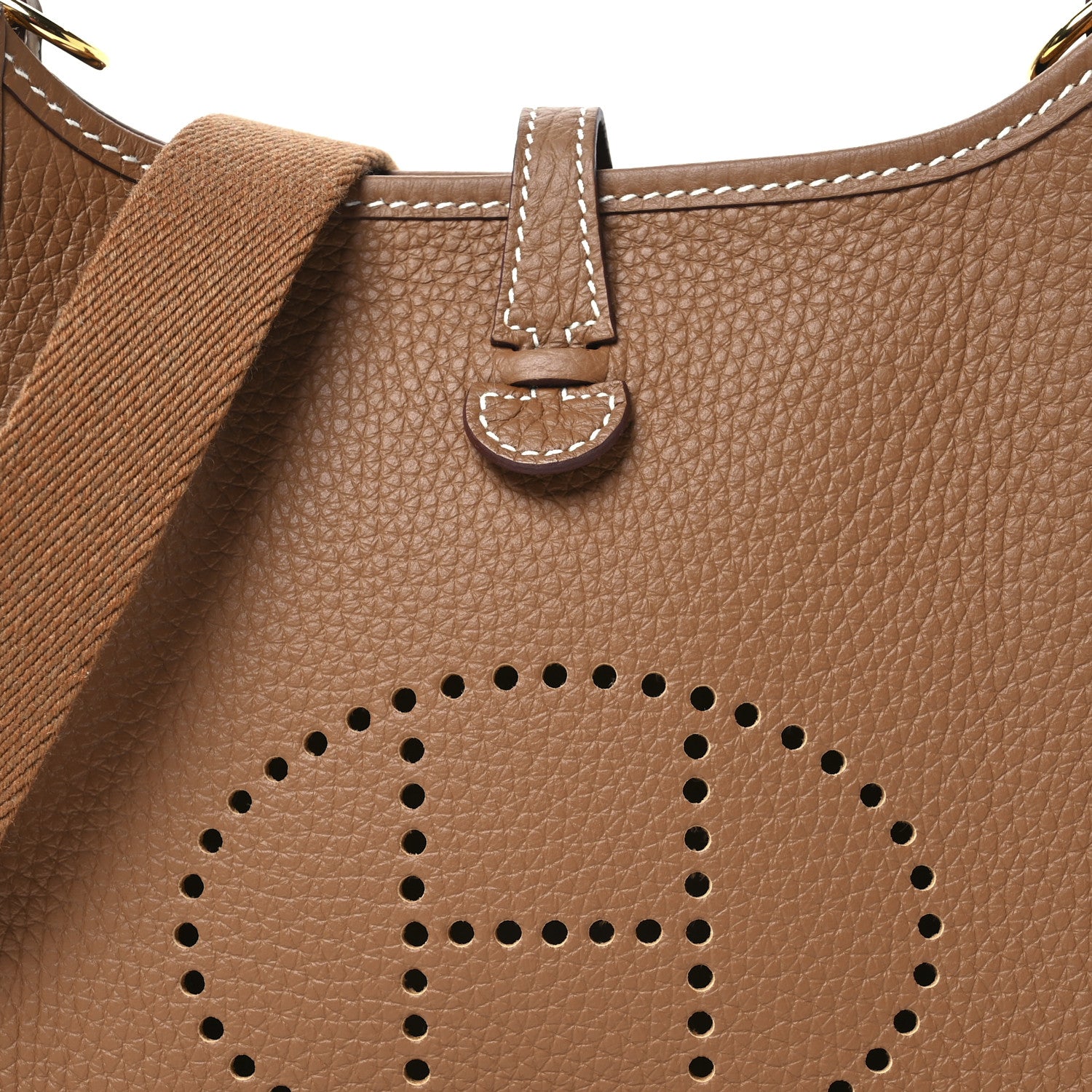 Hermes Taurillon Clemence Evelyne TPM Gold 8 of 11