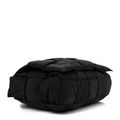 Bottega Veneta Nylon Intrecciato Padded Tech Maxi Cassette Bag Black 4 of 12