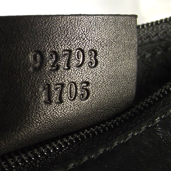 Leather Laser Cut Bag Black