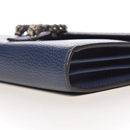 Gucci Dollar Calfskin Crystal Mini Dionysus Chain WalletCalfskin Mini Dionysus Chain Wallet Blue Agata Black Diamond 10 of 11