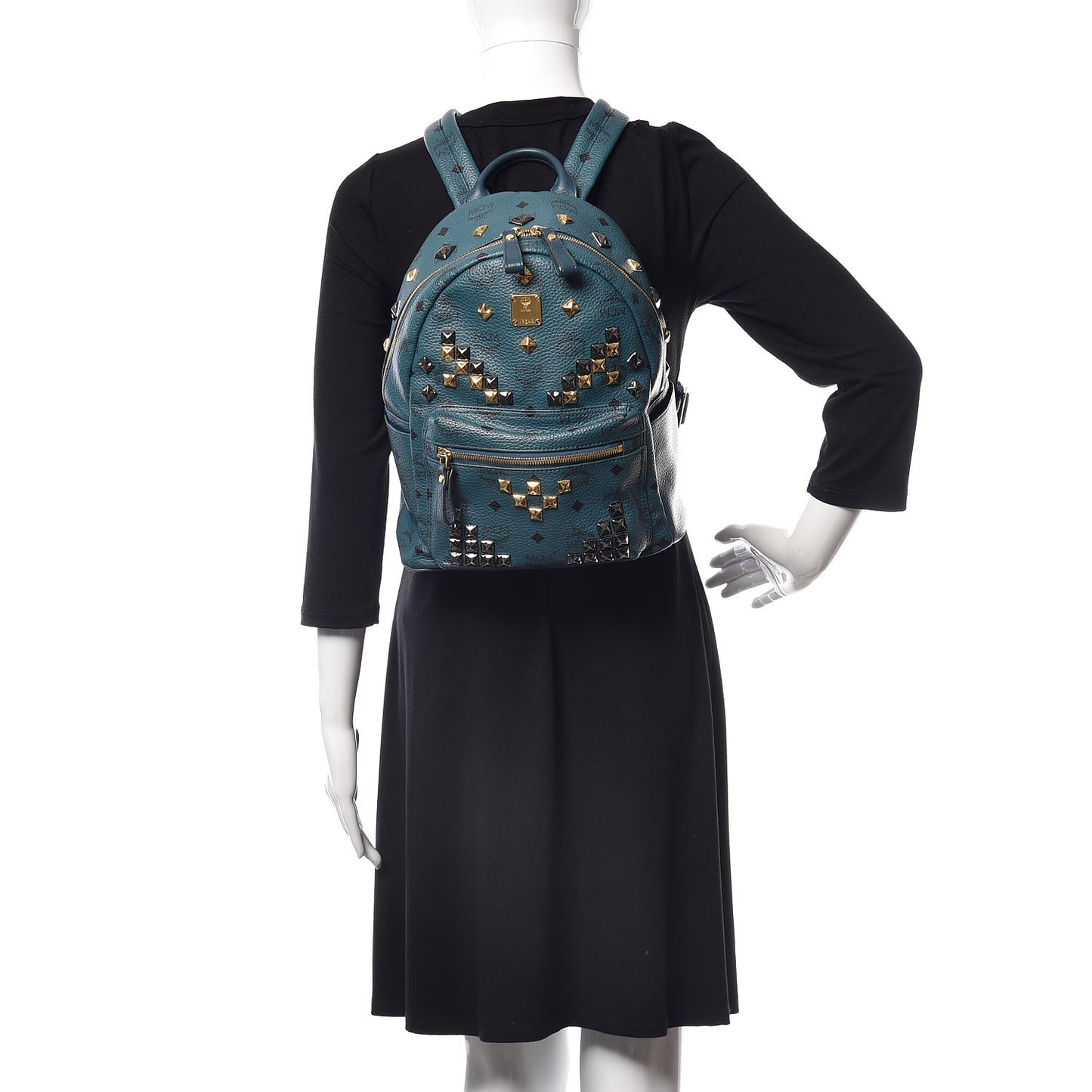 Visetos Studded Small Stark M Backpack Teal