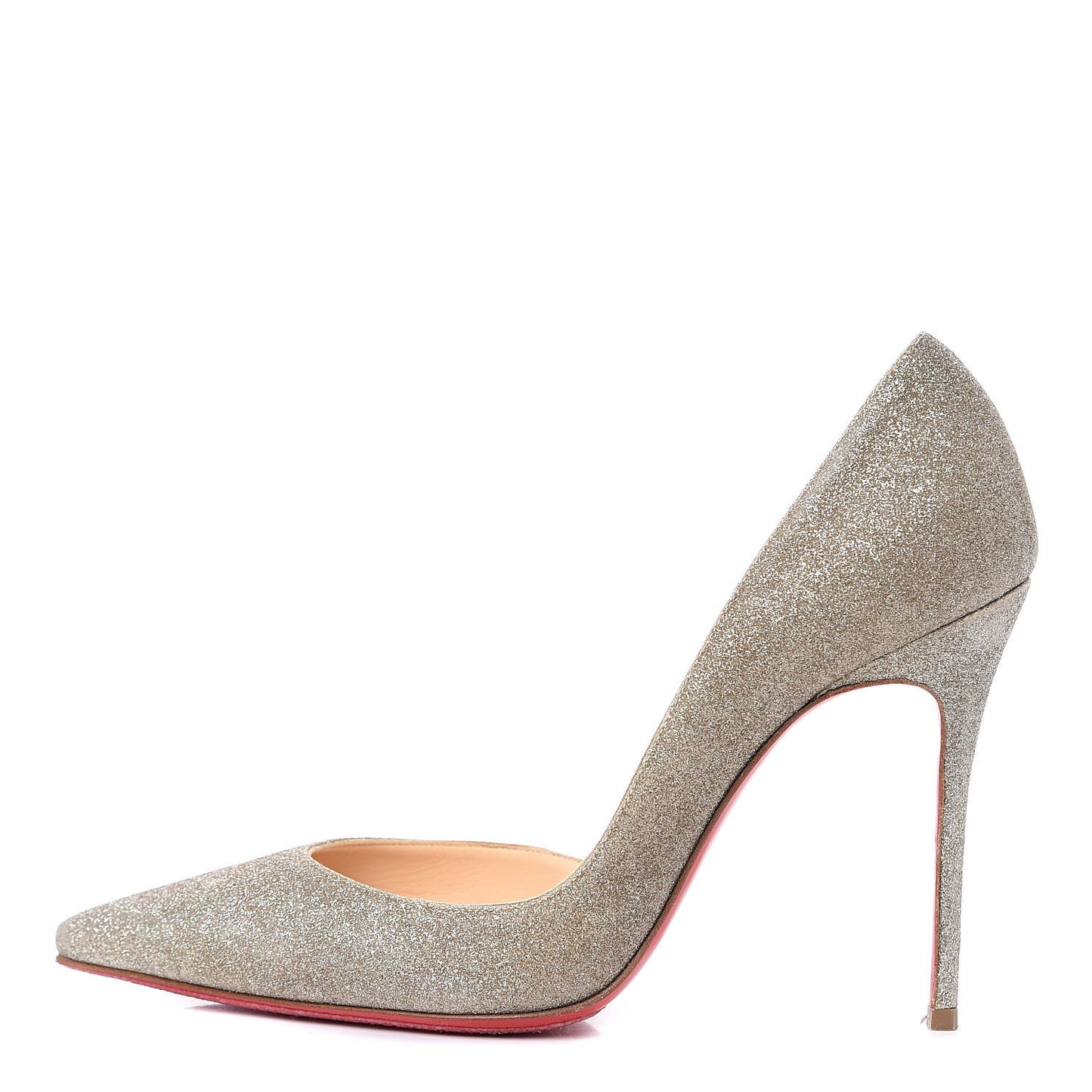 Glitter Mini Specchio Iriza 100 Pumps 38 Ivory Light Gold