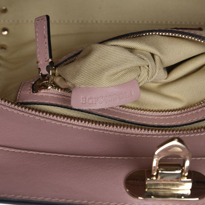 Valentino Garavani Vitello Small Rockstud Double Handle Tote Pink 8 of 8