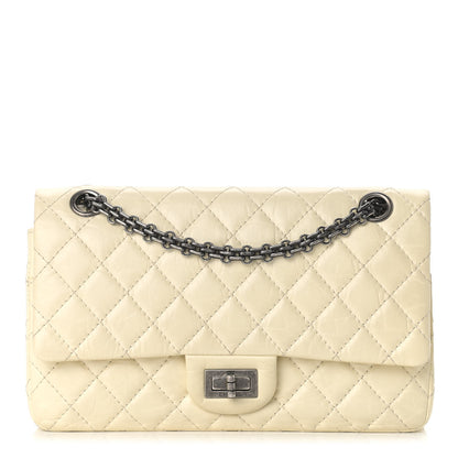 Chanel Aged Calfskin Quilted 2.55 Reissue 225 Flap White 1 of 13