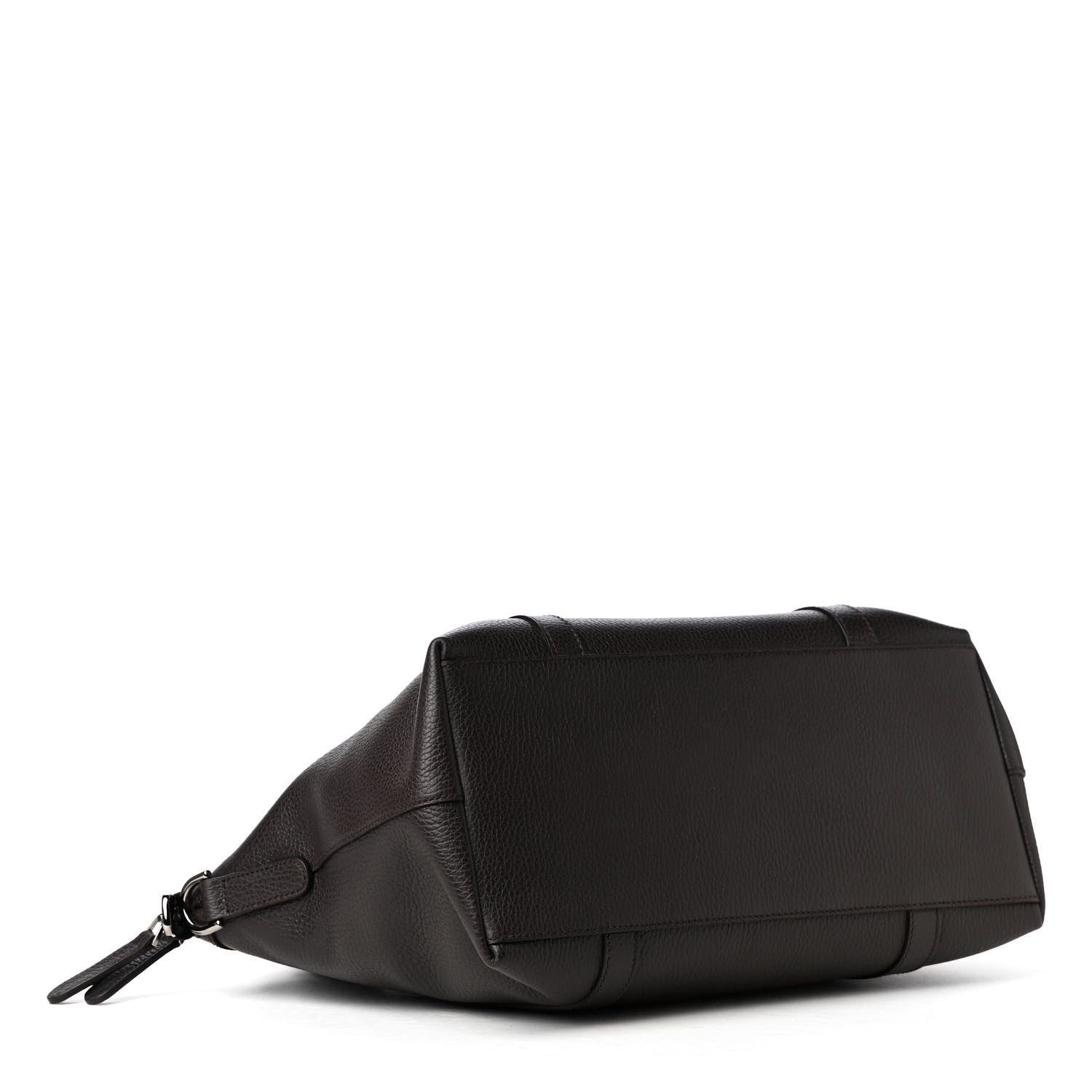 Gucci Pebbled Calfskin Medium GG Convertible Dome Satchel Dark Brown 3 of 4
