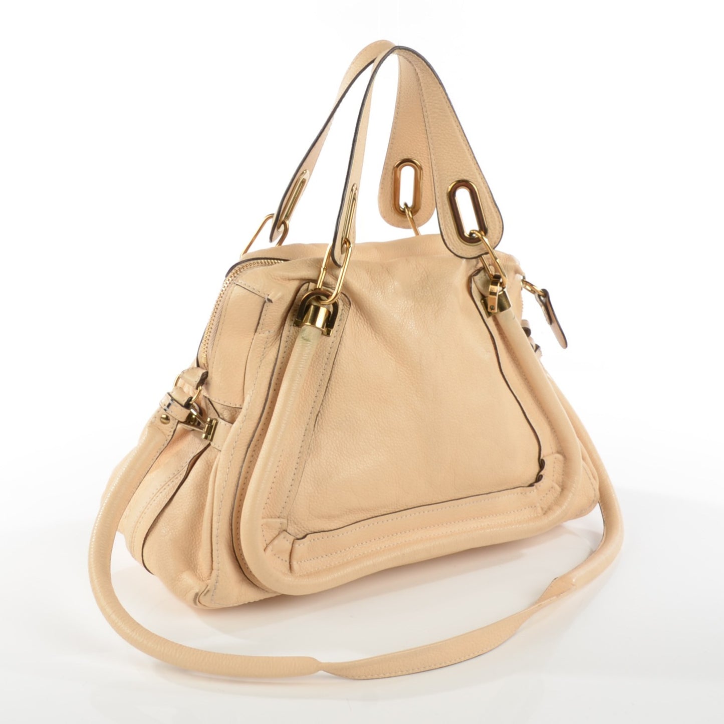 Calfskin Medium Paraty Biscotti Beige