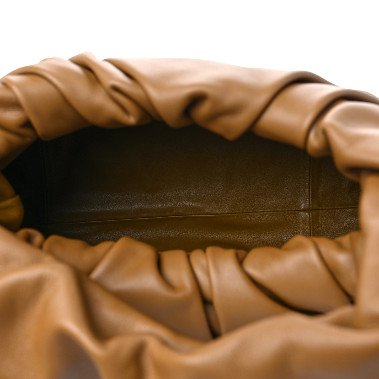Smooth Butter Calfskin Medium The Shoulder Pouch Moutarde