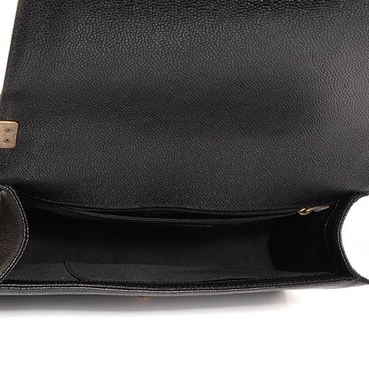Chanel Caviar Quilted New Medium Boy Flap Black 6 of 9