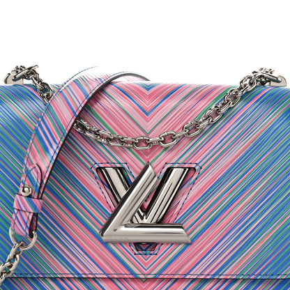 Louis Vuitton Epi Tropical Twist Shoulder Bag MM Blue Rose 9 of 11