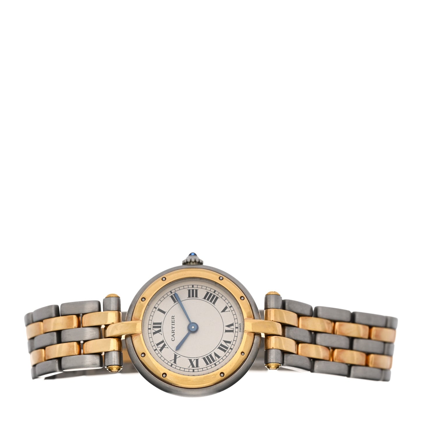 Stainless Steel 18K Yellow Gold 24mm Panthere Vendome Quartz Watch