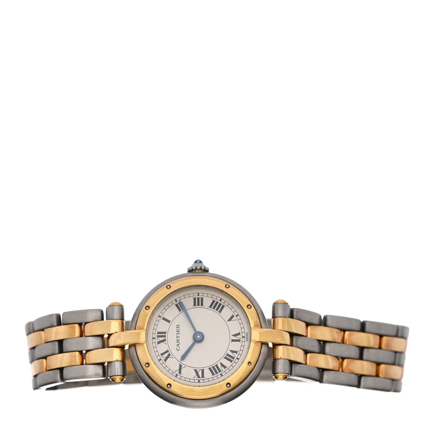 Cartier Stainless Steel 18K Yellow Gold 24mm Panthere Vendome Quartz Watch 2 of 4