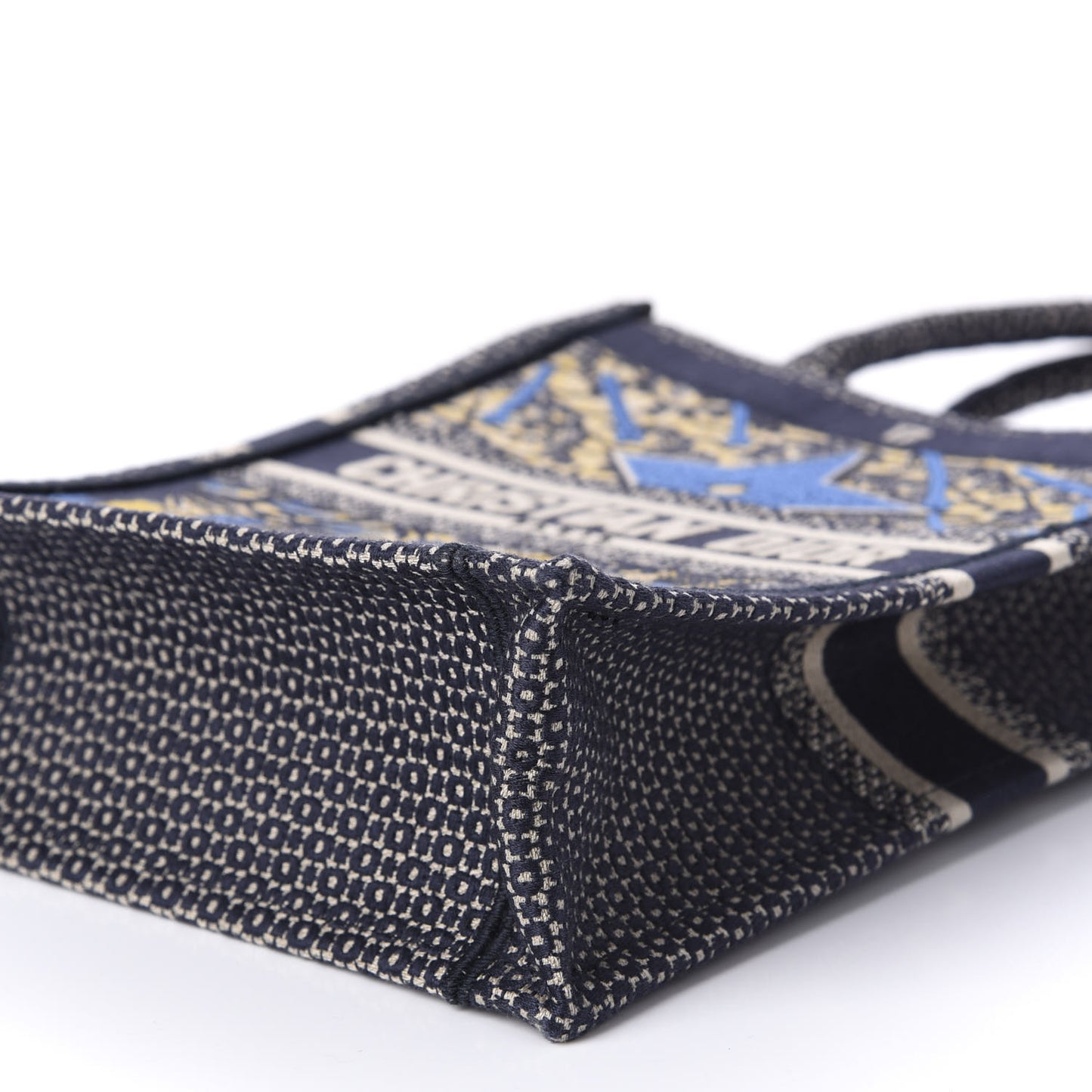 Canvas Embroidered Vertical L'Etoile Book Tote