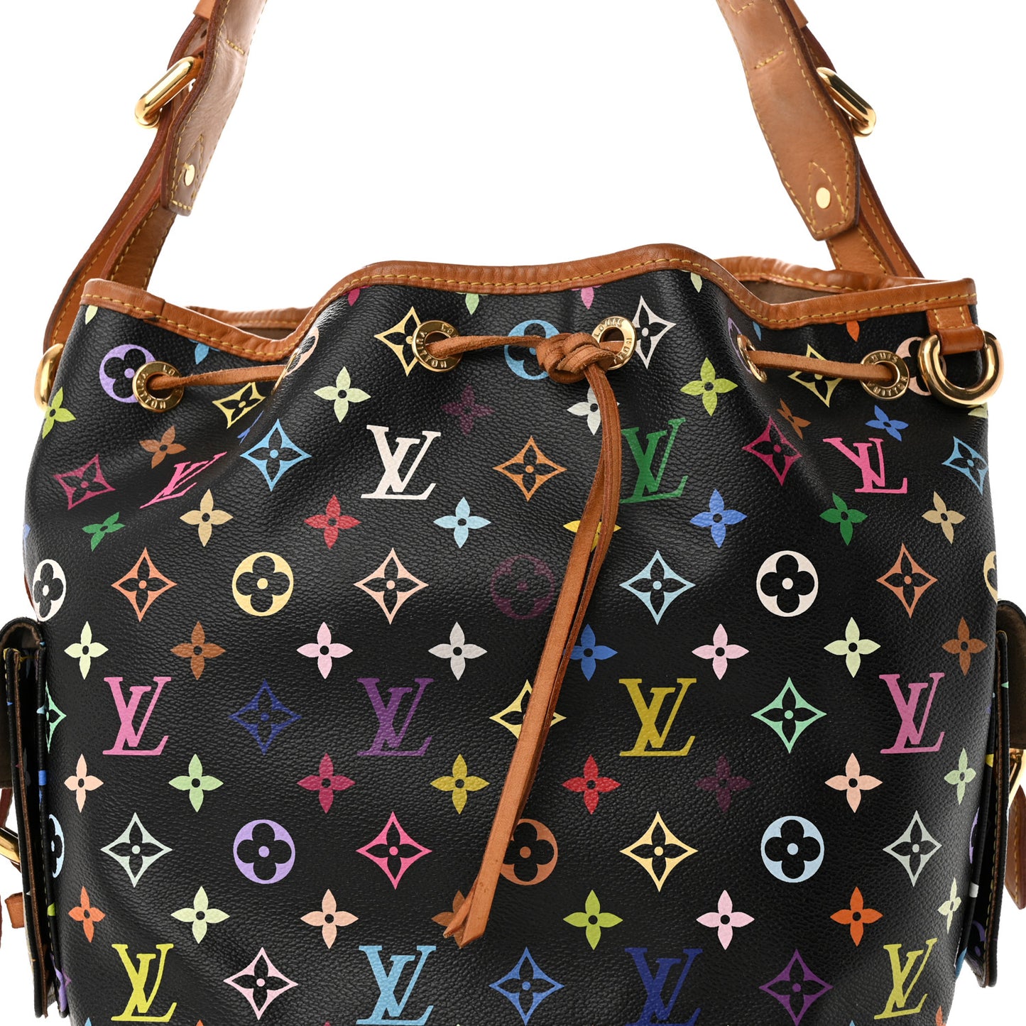 Monogram Multicolor Petit Noe Black