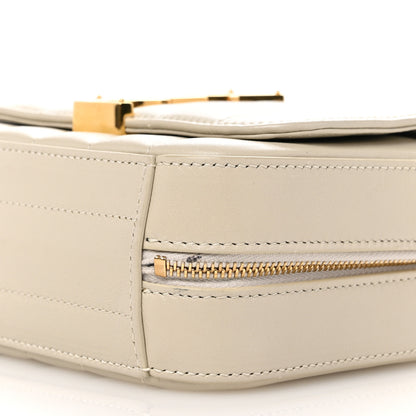 Saint Laurent Lambskin Matelasse Monogram Vicky Camera Bag Crema Soft 10 of 10