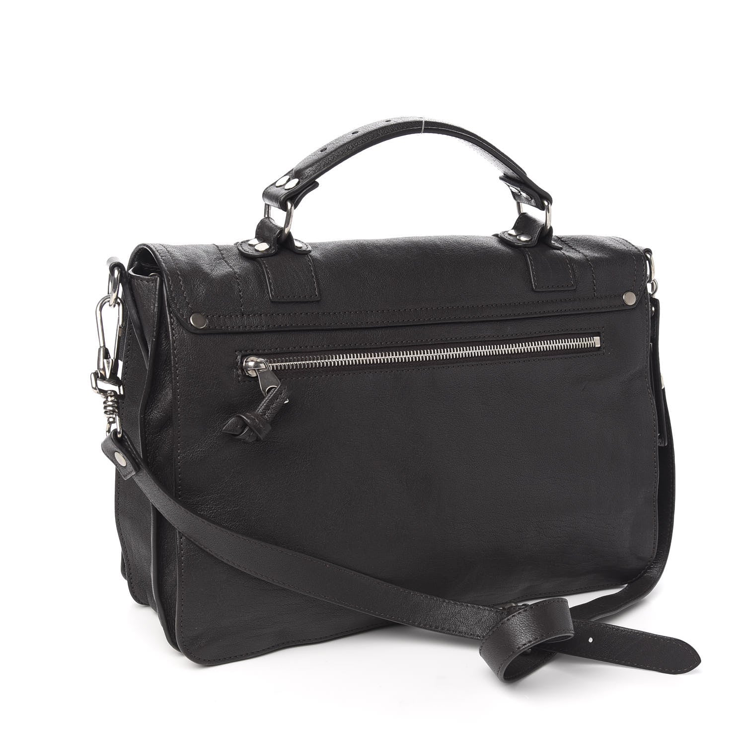 Proenza Schouler Lambskin Medium PS1 Satchel Pepe 2 of 9