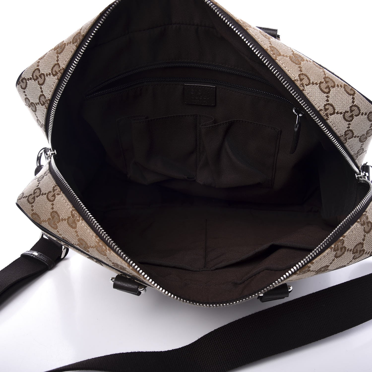 Gucci Monogram Briefcase Dark Brown 4 of 10