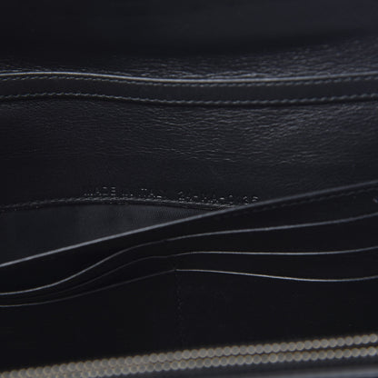 Christian Dior Patent Cannage Rendez-vous Chain Wallet Black 6 of 9